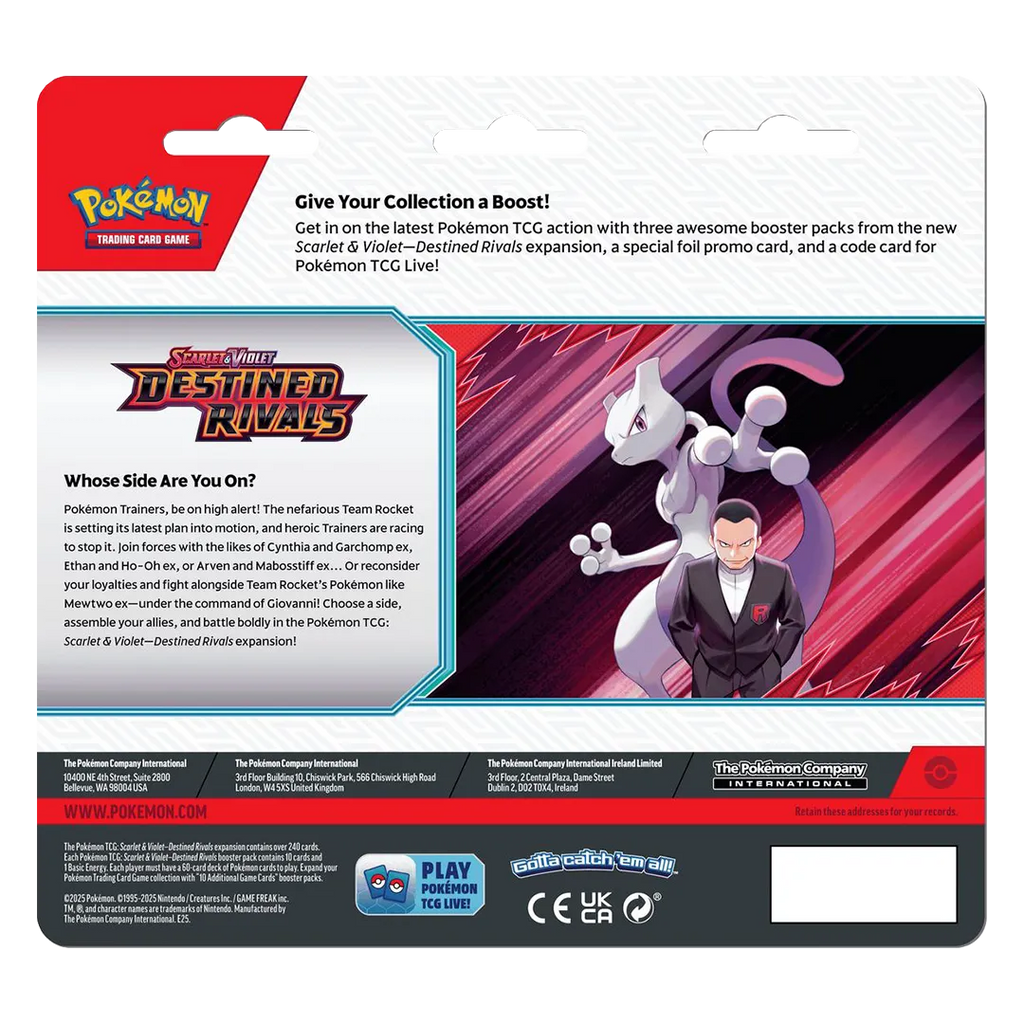 Destined Rivals 3 Pack Blister [Kangaskhan]