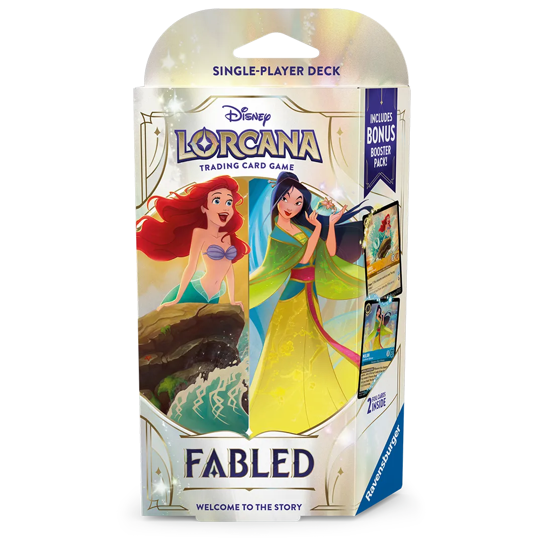 Disney Lorcana: Fabled Starter Deck [Amber & Sapphire]