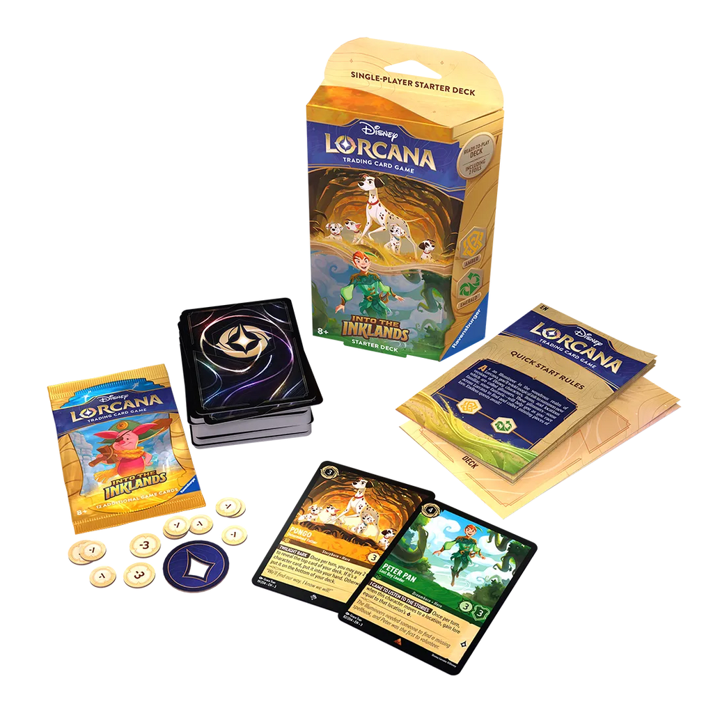 Disney Lorcana: Into the Inklands Starter Deck [Amber & Emerald]