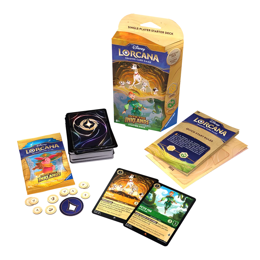 Disney Lorcana: Into the Inklands Starter Deck [Amber & Emerald]