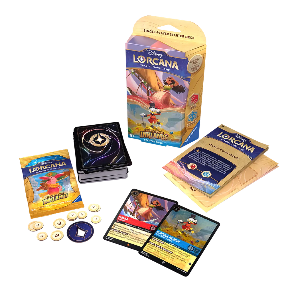 Disney Lorcana: Into the Inklands Starter Deck [Ruby & Sapphire]