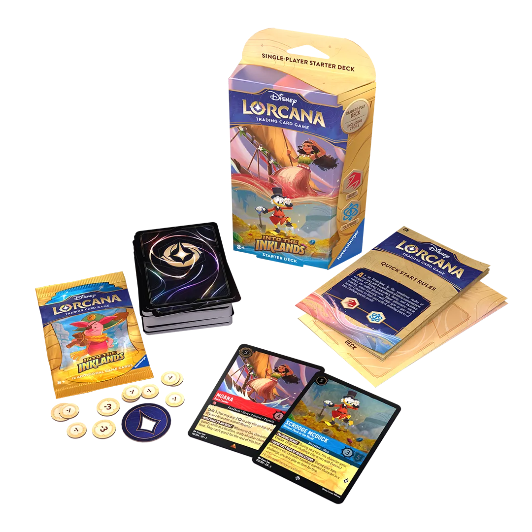 Disney Lorcana: Into the Inklands Starter Deck [Ruby & Sapphire]