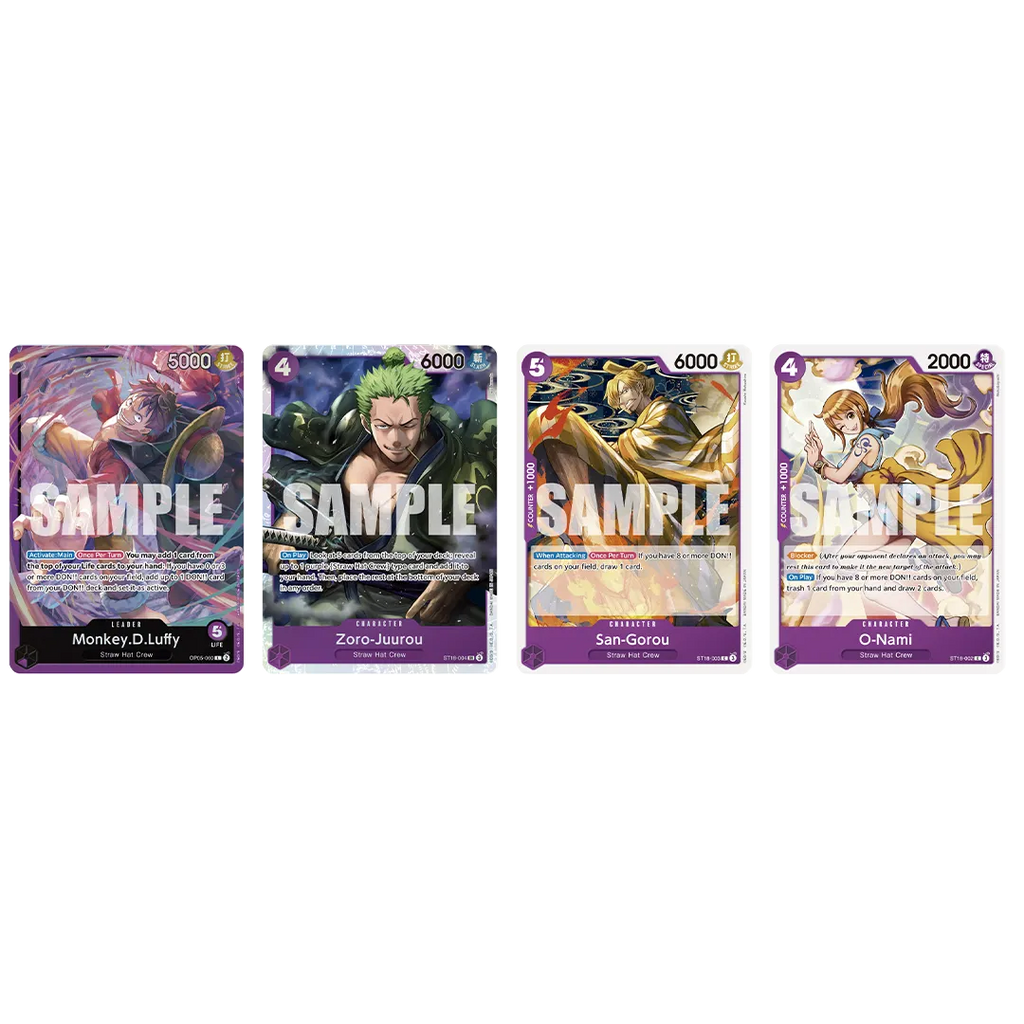 Starter Deck 18: PURPLE Monkey.D.Luffy [ST-18]