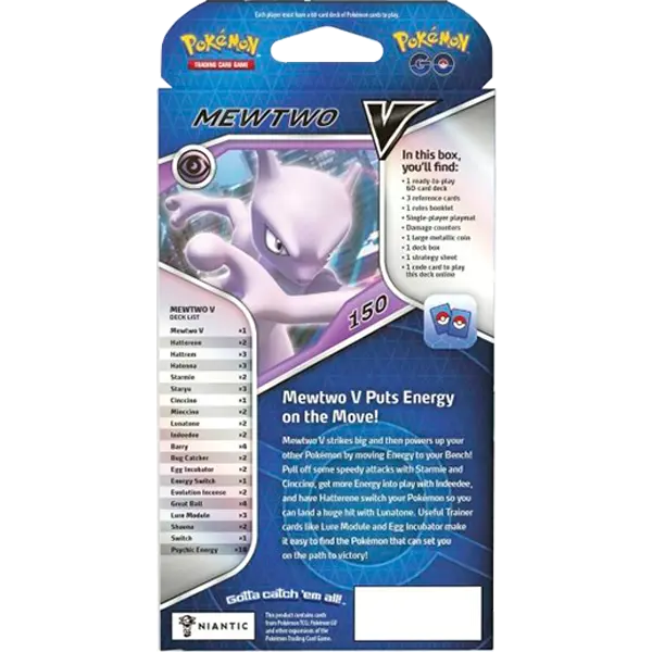 Pokemon GO - V Battle Deck (Mewtwo V)