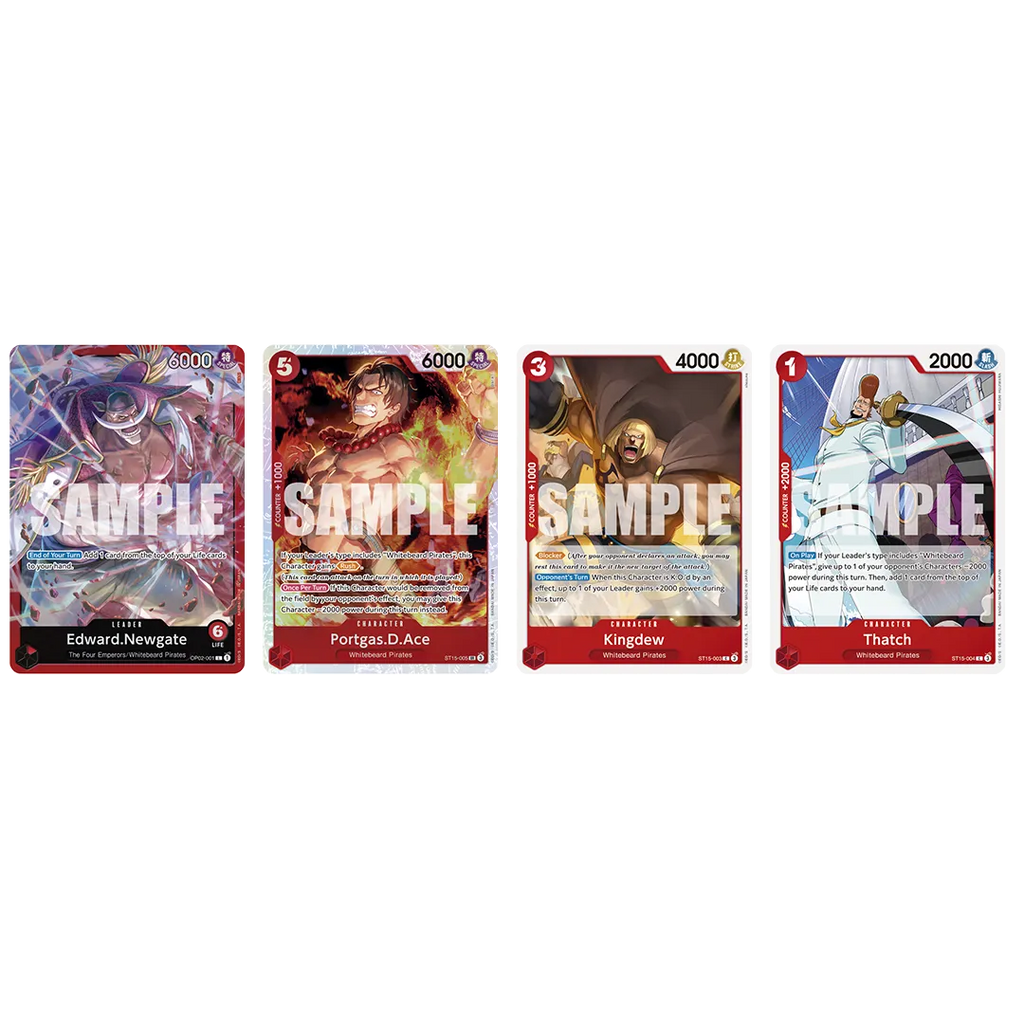 Starter Deck 15: Red Edward.Newgate Display [ST-15]