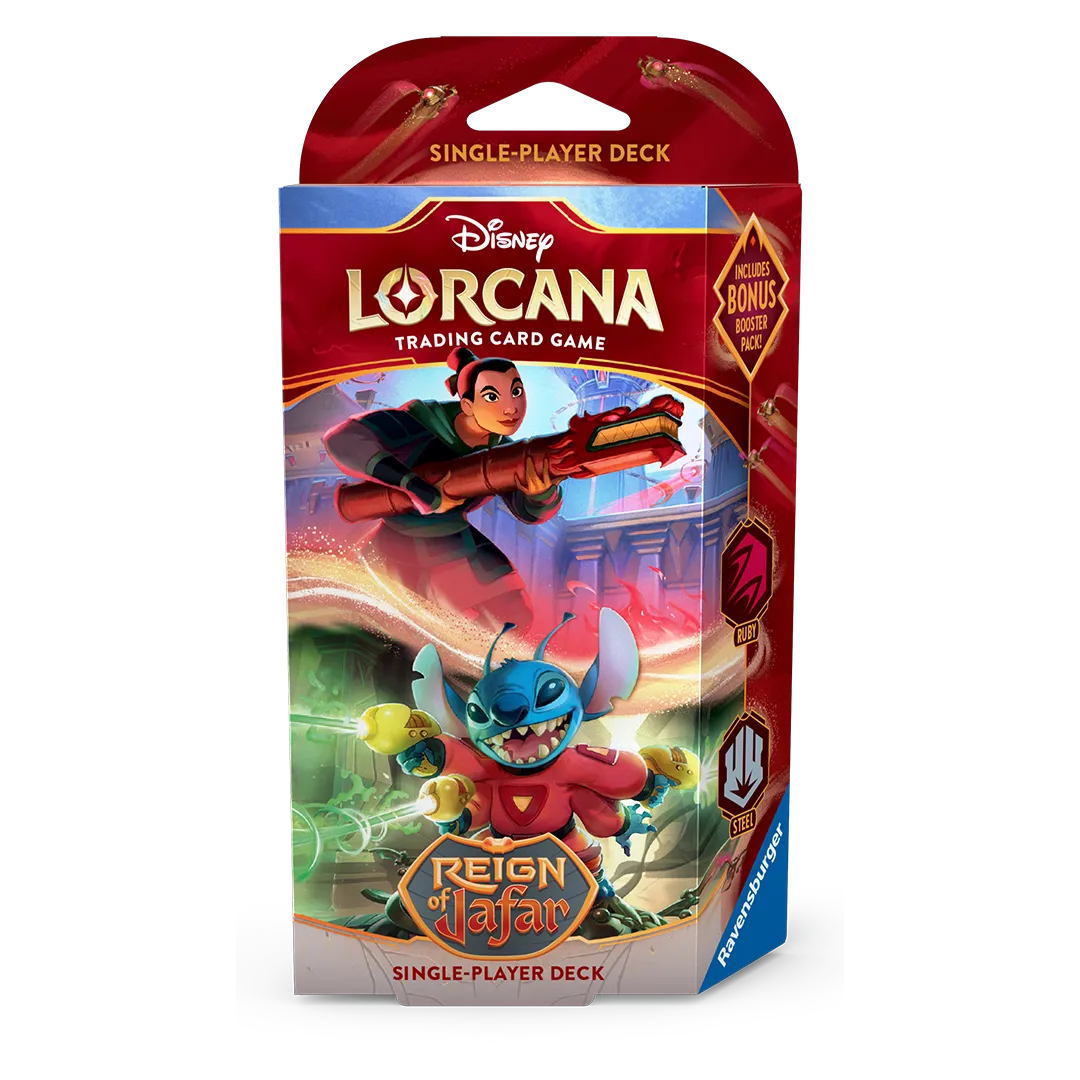 Disney Lorcana: Reign of Jafar Starter Deck [Ruby & Steel]