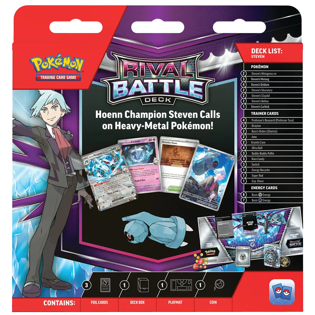 Pokemon Rival Battle Deck Steven
