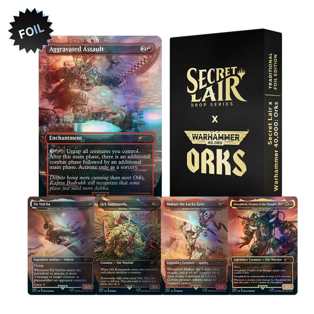 Secret Lair Drop - Secret Lair x Warhammer 40,000: Orks [Foil Edition]