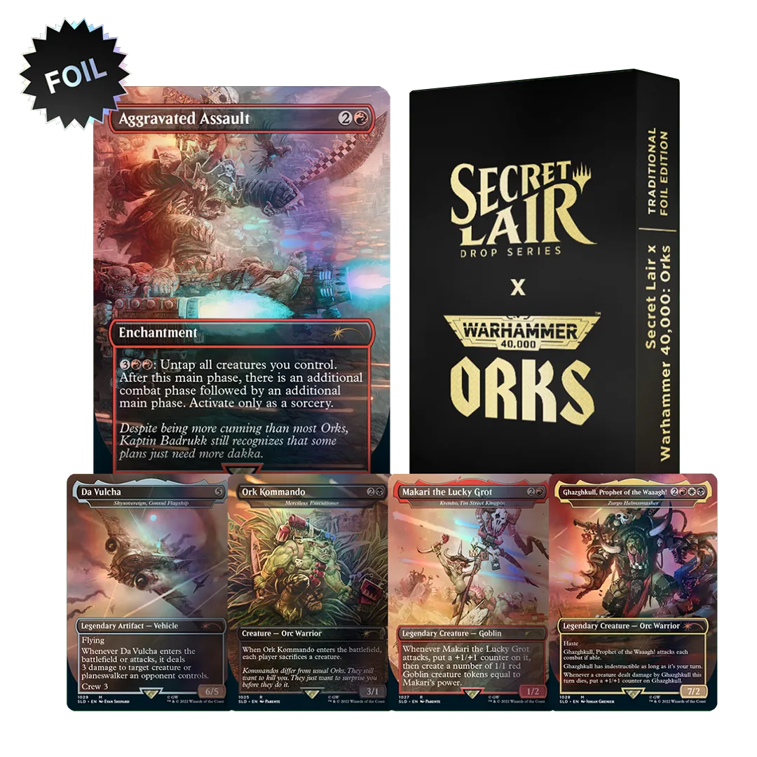 Secret Lair Drop - Secret Lair x Warhammer 40,000: Orks [Foil Edition]