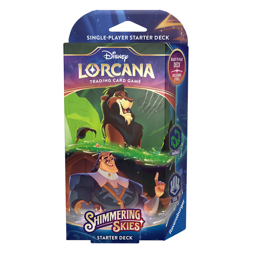 Disney Lorcana: Shimmering Skies Starter Deck [Emerald & Steel]