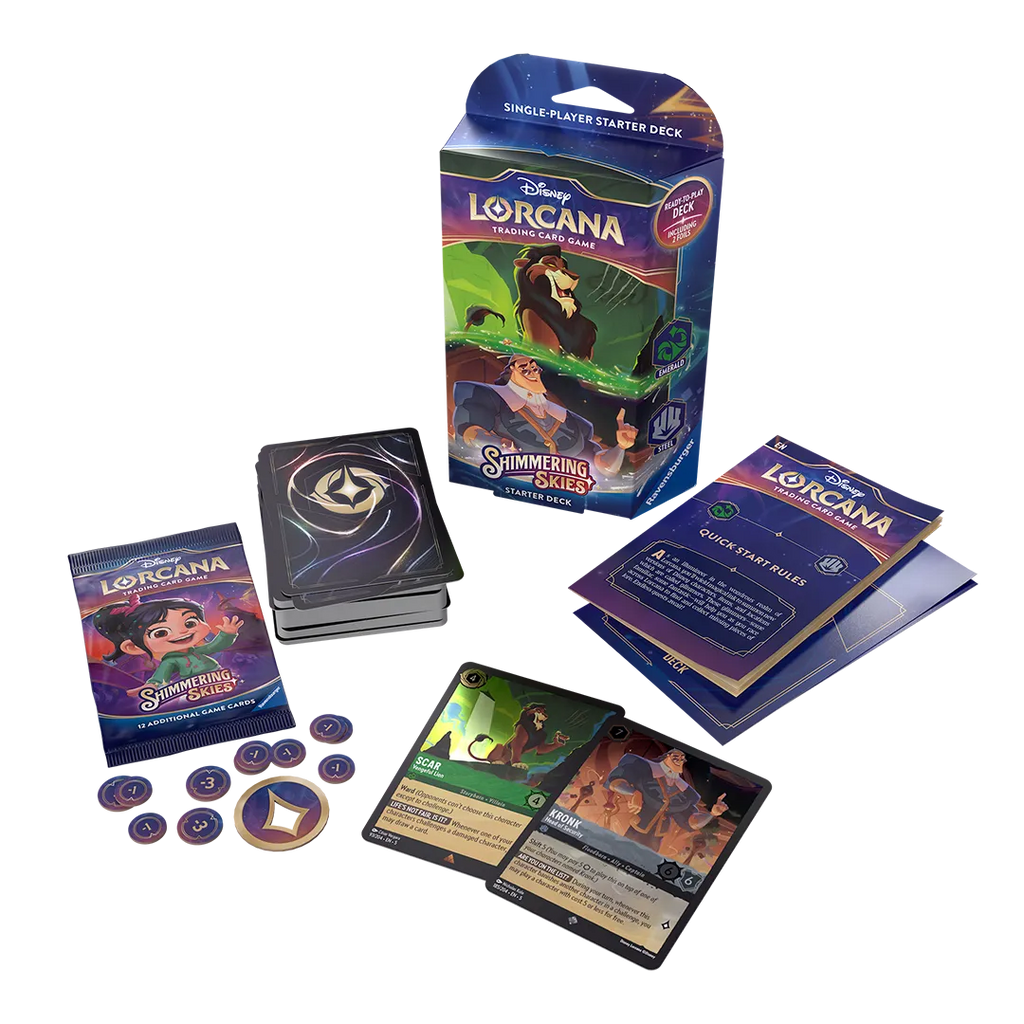 Disney Lorcana: Shimmering Skies Starter Deck [Emerald & Steel]
