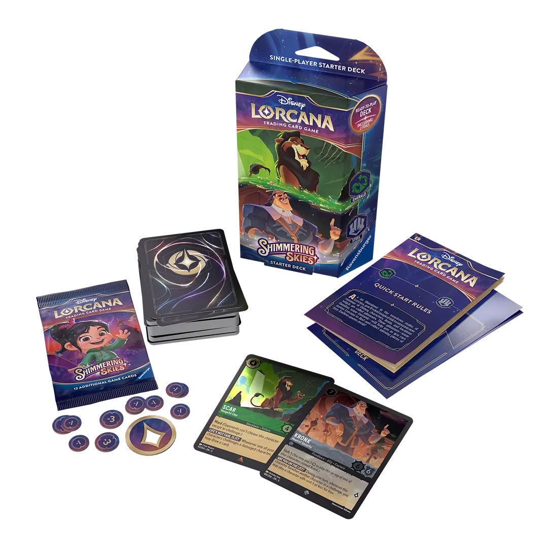 Disney Lorcana: Shimmering Skies Starter Deck [Emerald & Steel]