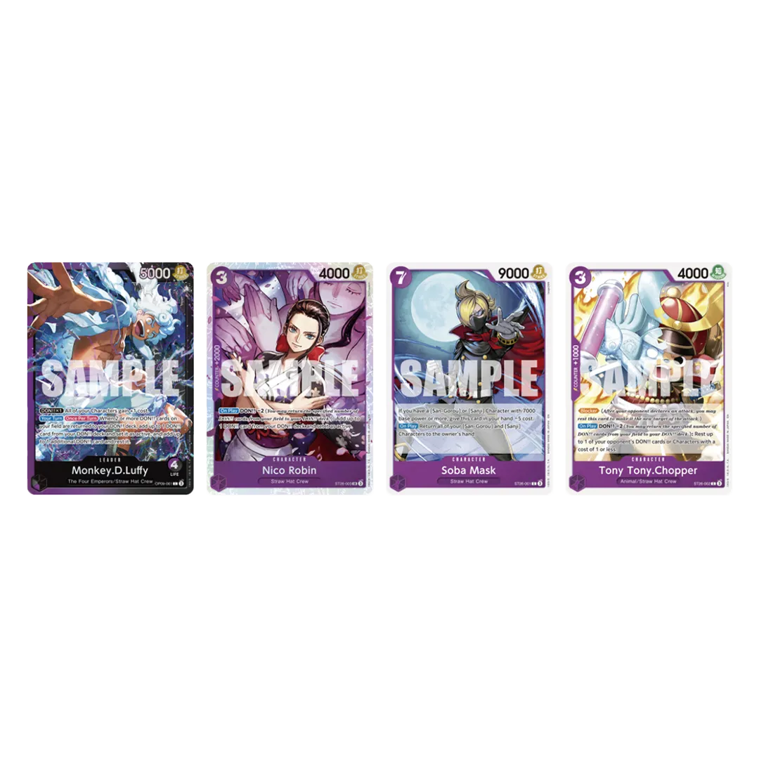 One Piece - Starter Deck 26: PURPLE/BLACK Monkey.D.Luffy [ST-26]