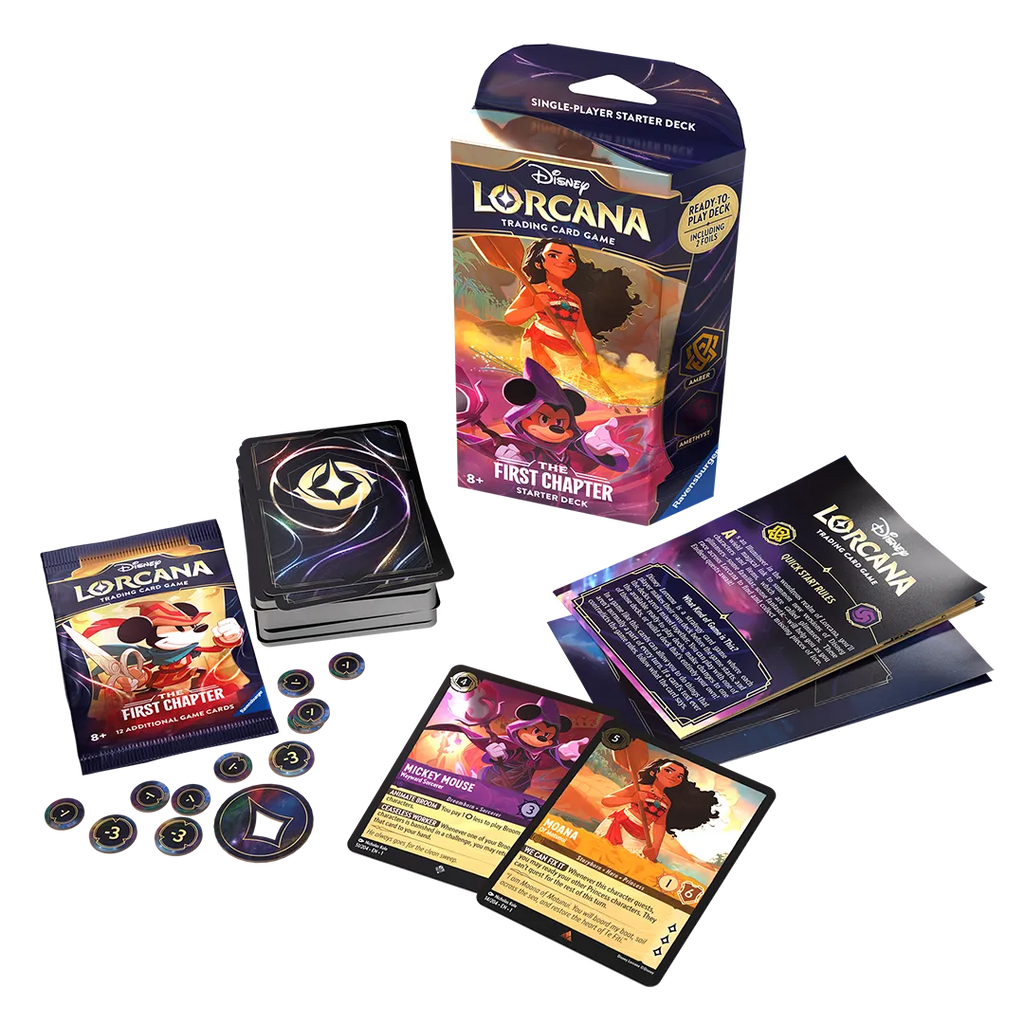 Disney Lorcana: The First Chapter Starter Deck (Amber & Amethyst)