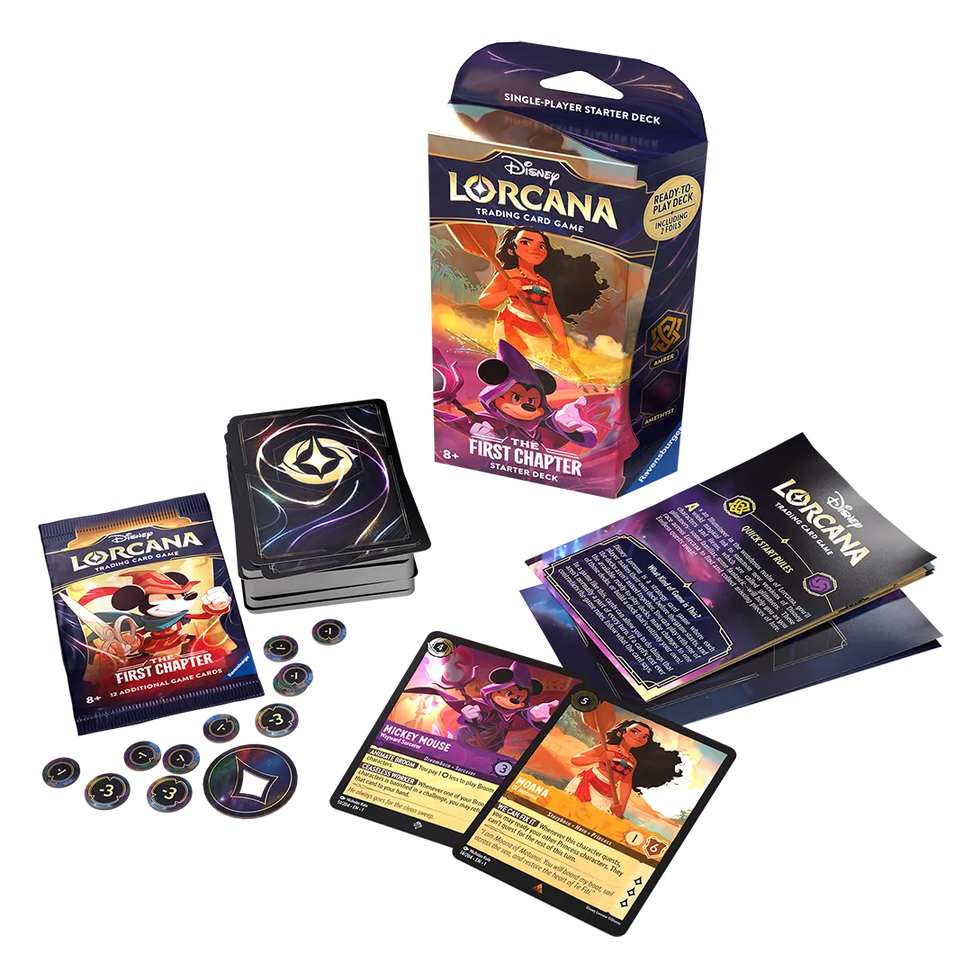 Disney Lorcana: The First Chapter Starter Deck (Amber & Amethyst)