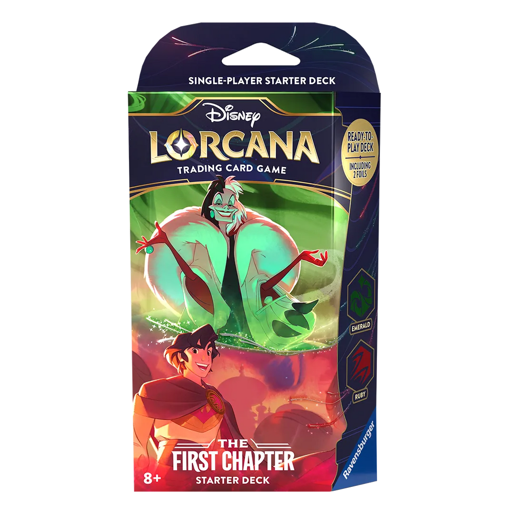 Disney Lorcana: The First Chapter Starter Deck (Emerald & Ruby)