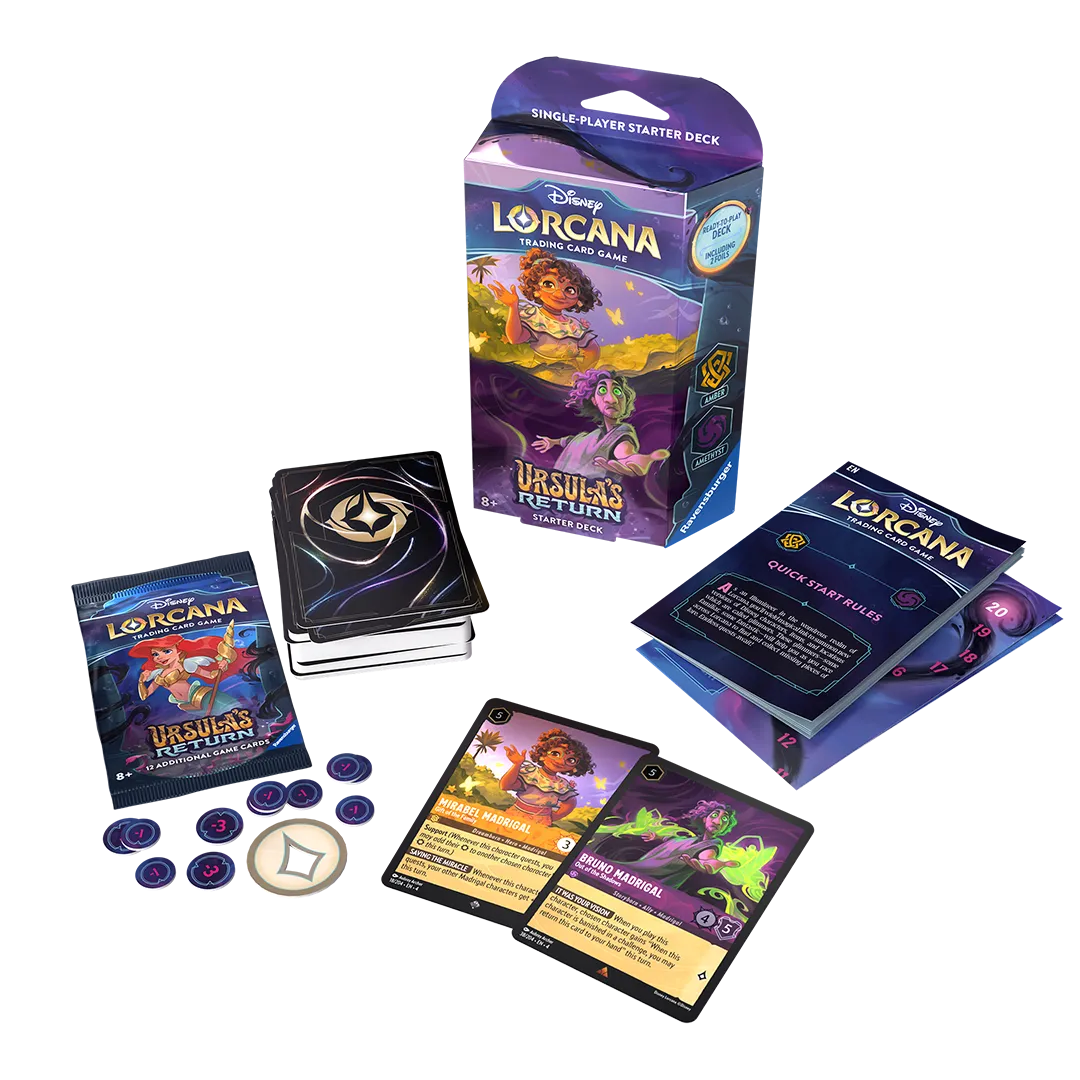 Disney Lorcana: Ursula's Return Starter Deck [Amber & Amethyst]