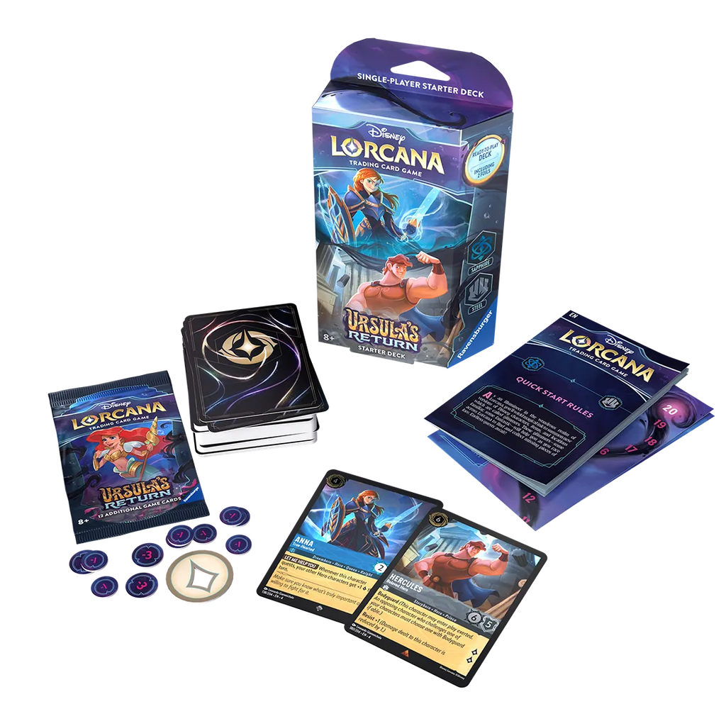 Disney Lorcana: Ursula's Return Starter Deck [Sapphire & Steel]