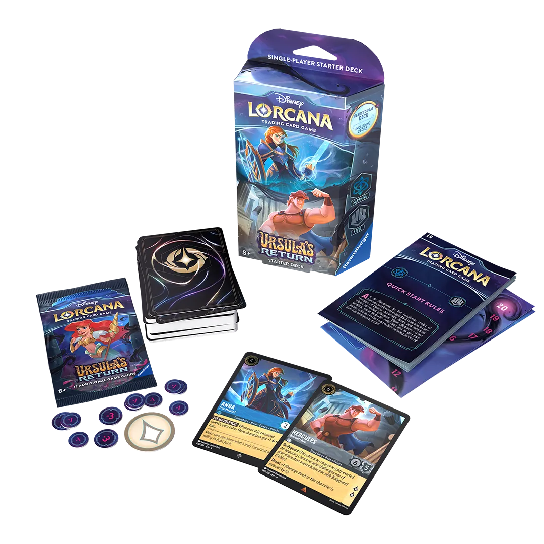 Disney Lorcana: Ursula's Return Starter Deck [Sapphire & Steel]
