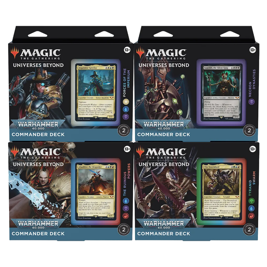 Universes Beyond: Warhammer 40,000 Commander Decks (Set of 4)
