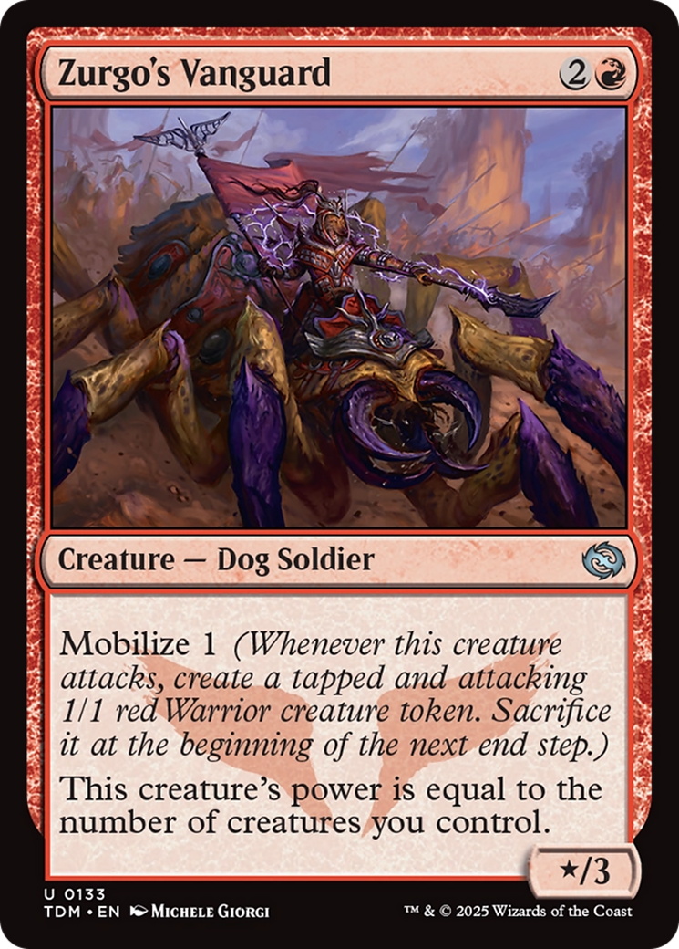 Zurgo's Vanguard (TDM-133) Foil