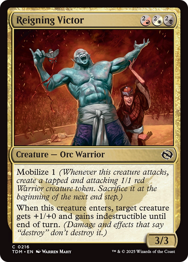 Reigning Victor (TDM-216) Foil
