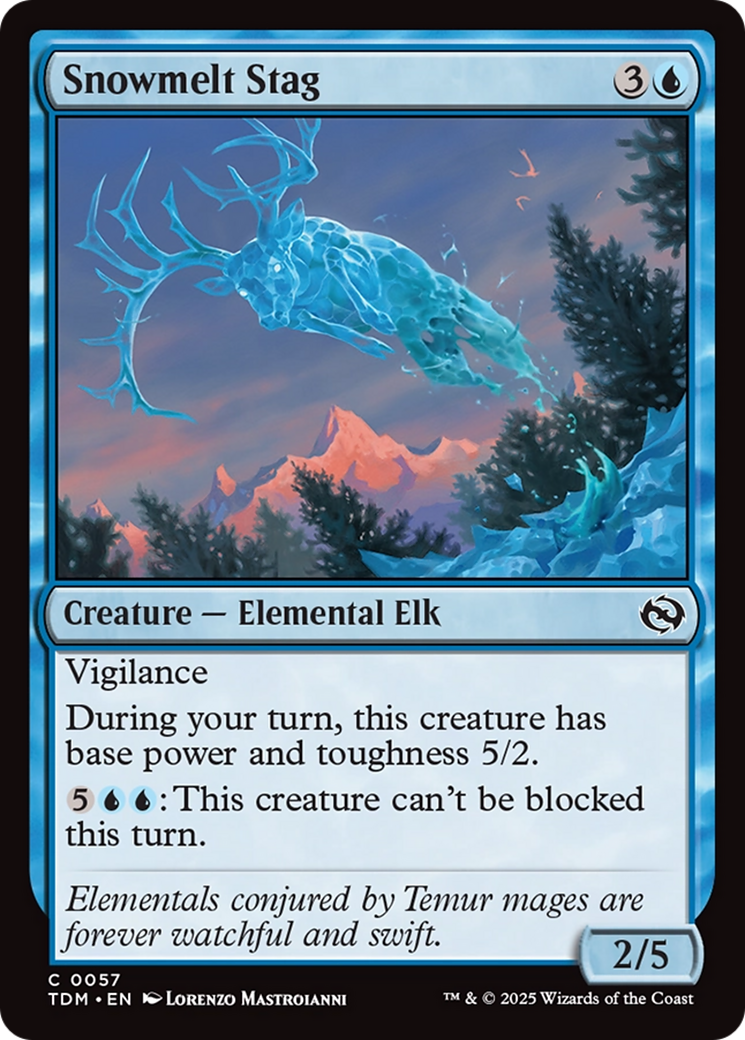 Snowmelt Stag (TDM-057) Foil