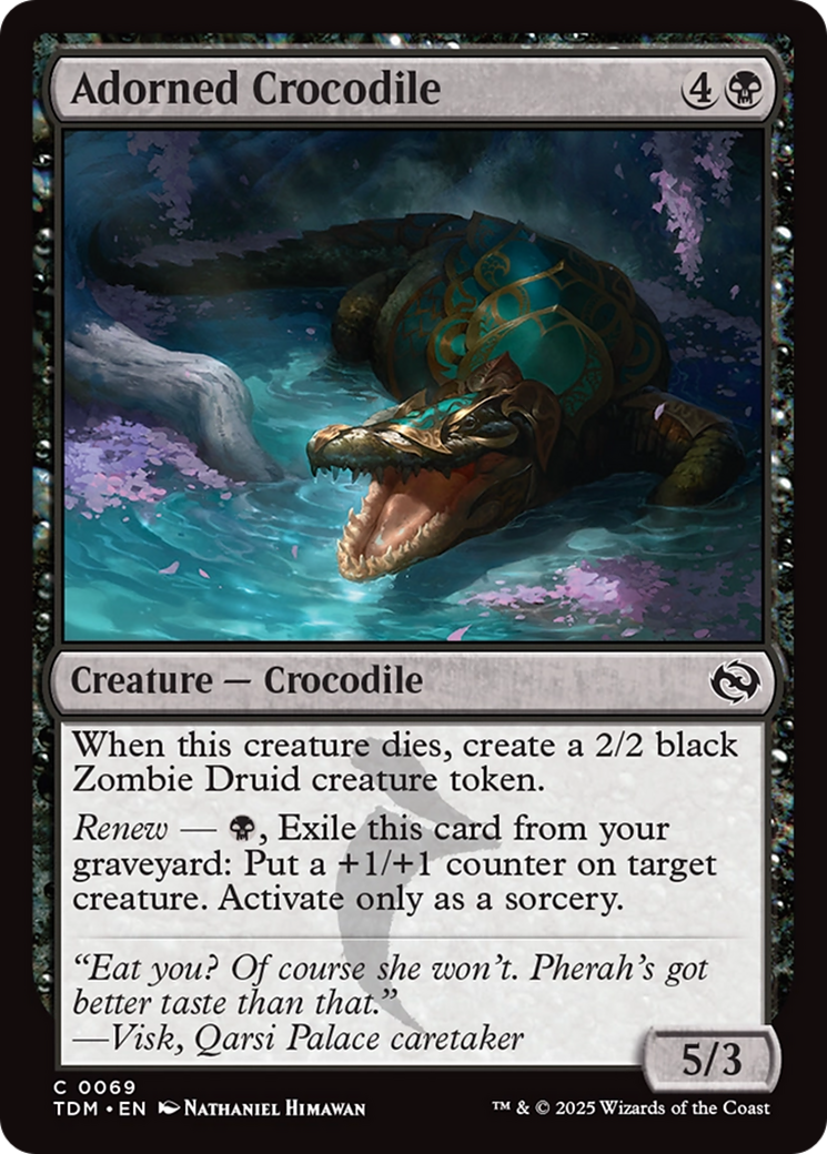 Adorned Crocodile (TDM-069) Foil