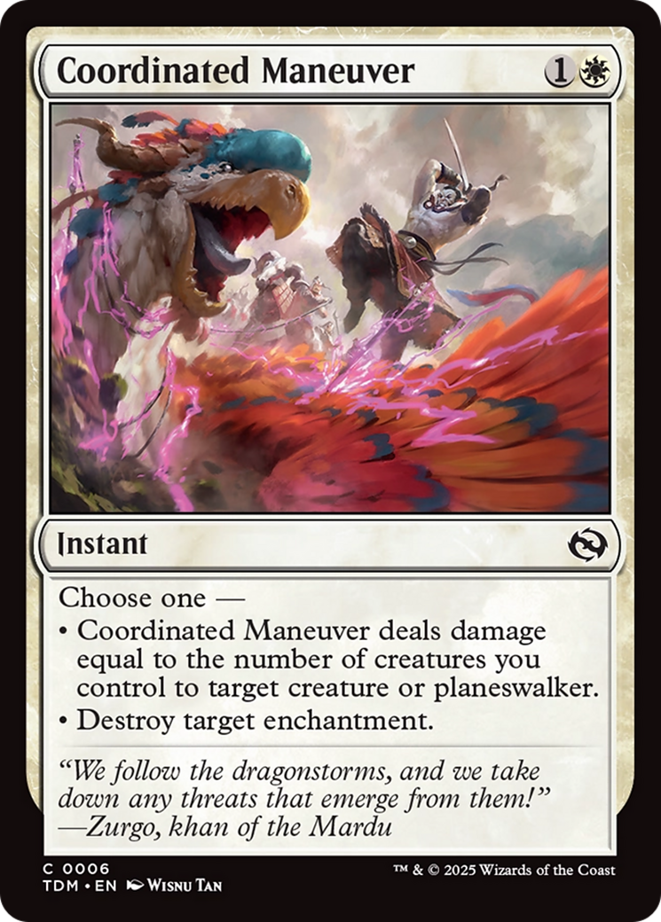 Coordinated Maneuver (TDM-006) Foil