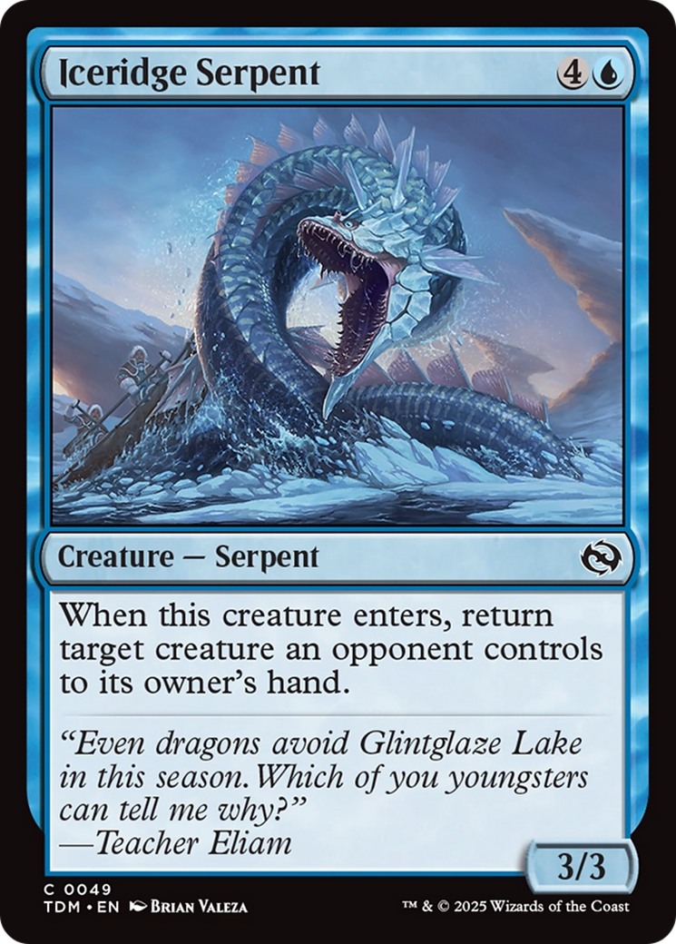 Iceridge Serpent (TDM-049) Foil
