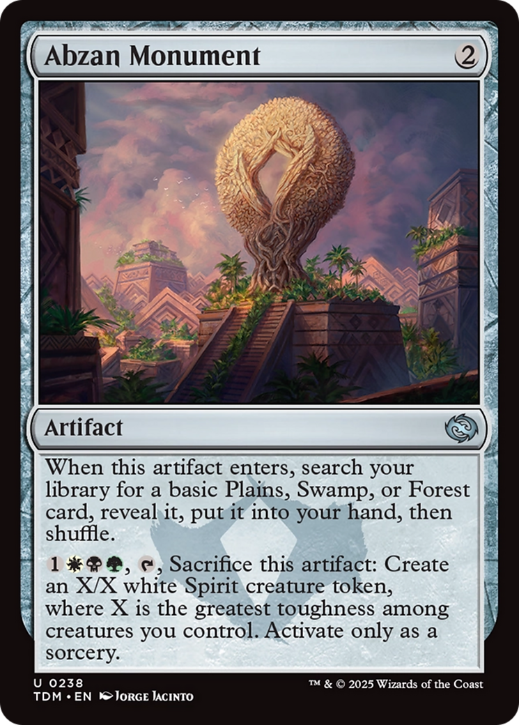 Abzan Monument (TDM-238) Foil