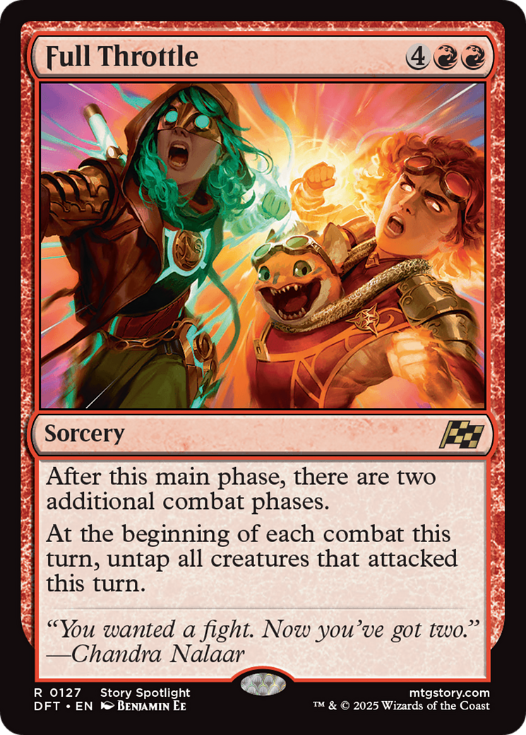Full Throttle (DFT-127) Foil