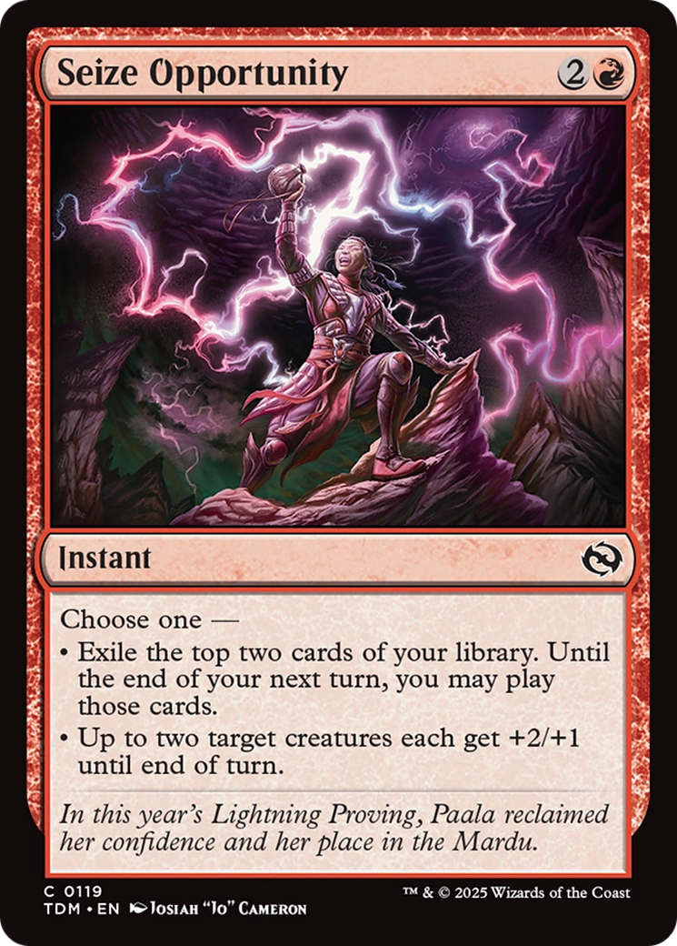 Seize Opportunity (TDM-119) Foil