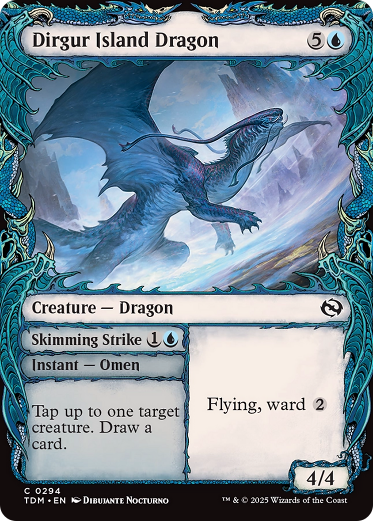 Dirgur Island Dragon // Skimming Strike (TDM-294): (Showcase) Foil