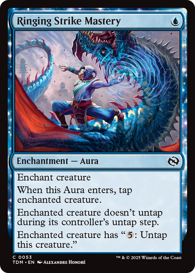 Ringing Strike Mastery (TDM-053): (enchantment) Foil