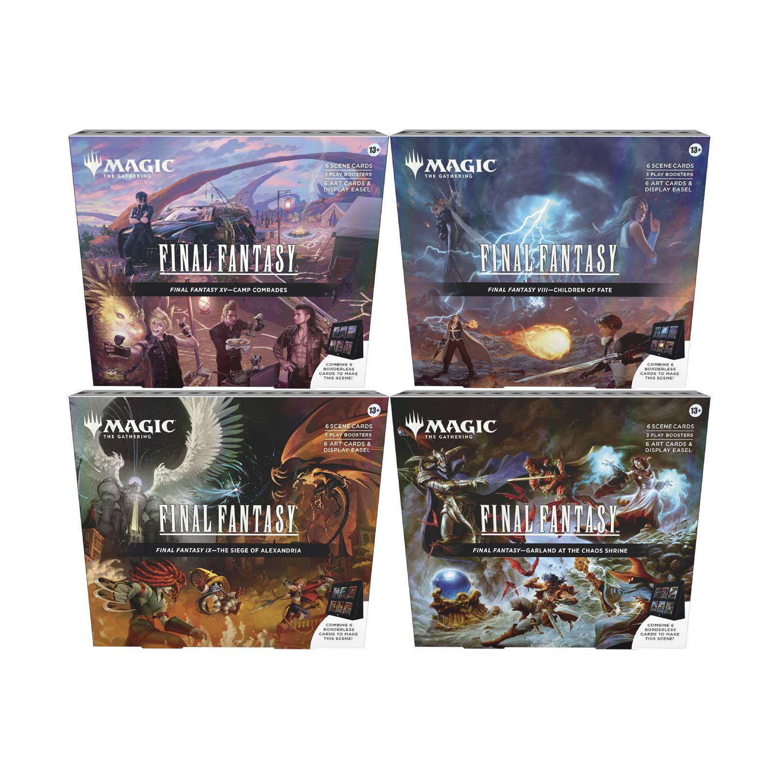Final Fantasy Holiday Scene Box Display (Set of 4) - Preorder